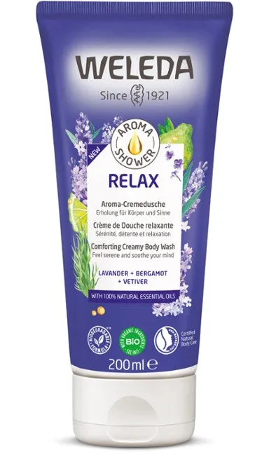 [2 Pack] Weleda Aroma Shower Relax, 200ml