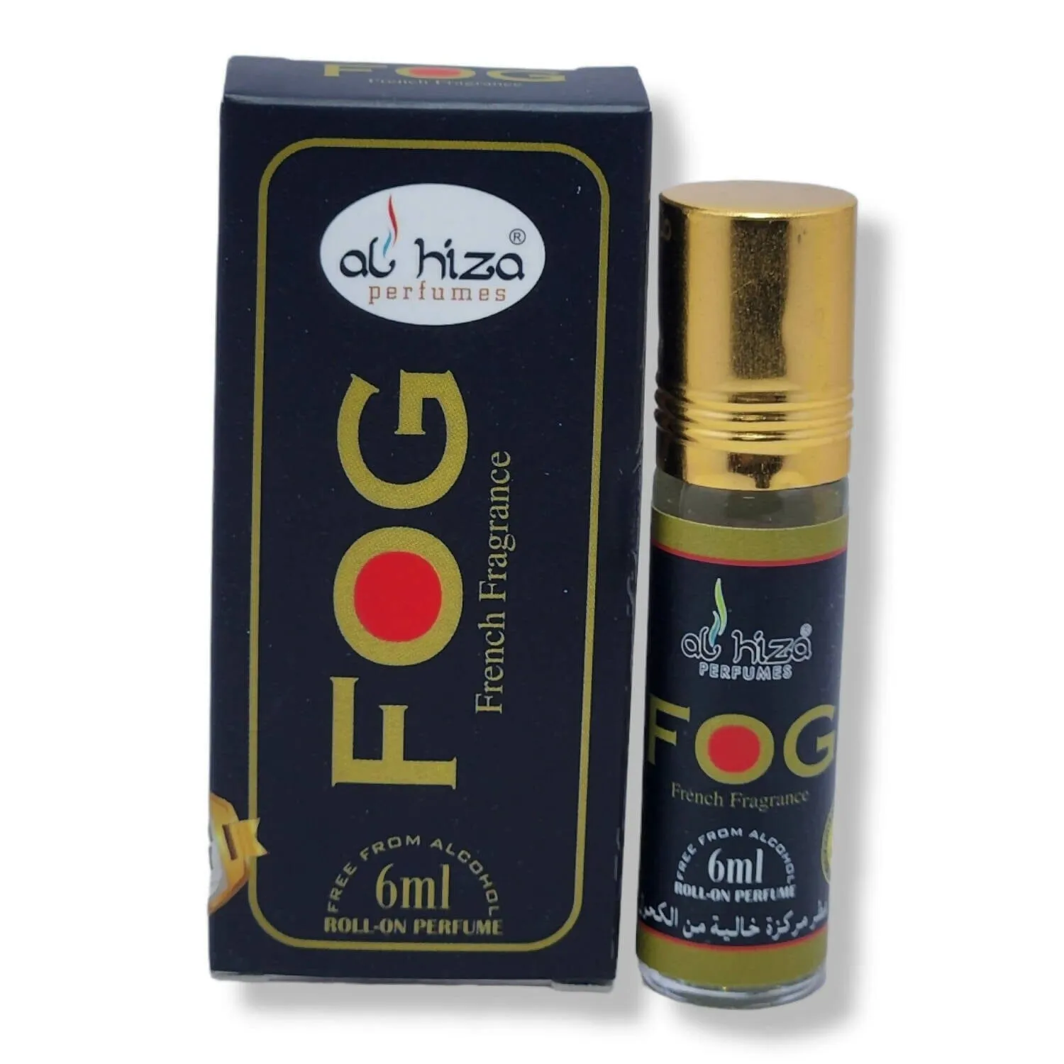 Al hiza perfumes FOG French Fragrance Roll-on Perfume Free From Alcohol 6ml (Pack of 6)