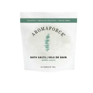 Aromaforce Bath Salts Revival(Eucalyptus & Siberian Fir) 120g