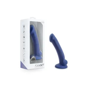 Avant D10 Ergo Mini Indigo Blue Dildo - Sensually Soft, Rigid, and Versatile Pleasure