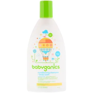 BabyGanics, Conditioning Shampoo   Body Wash, Fragrance Free, 12 fl oz (354 ml)