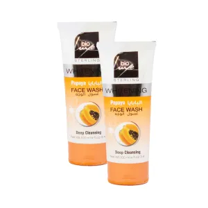 Bio Luxe Whitening Papaya Face Wash - 100ml (Pack Of 2)