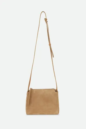 BRIDGET CROSSBODY SUEDE BAG IN COGNAC