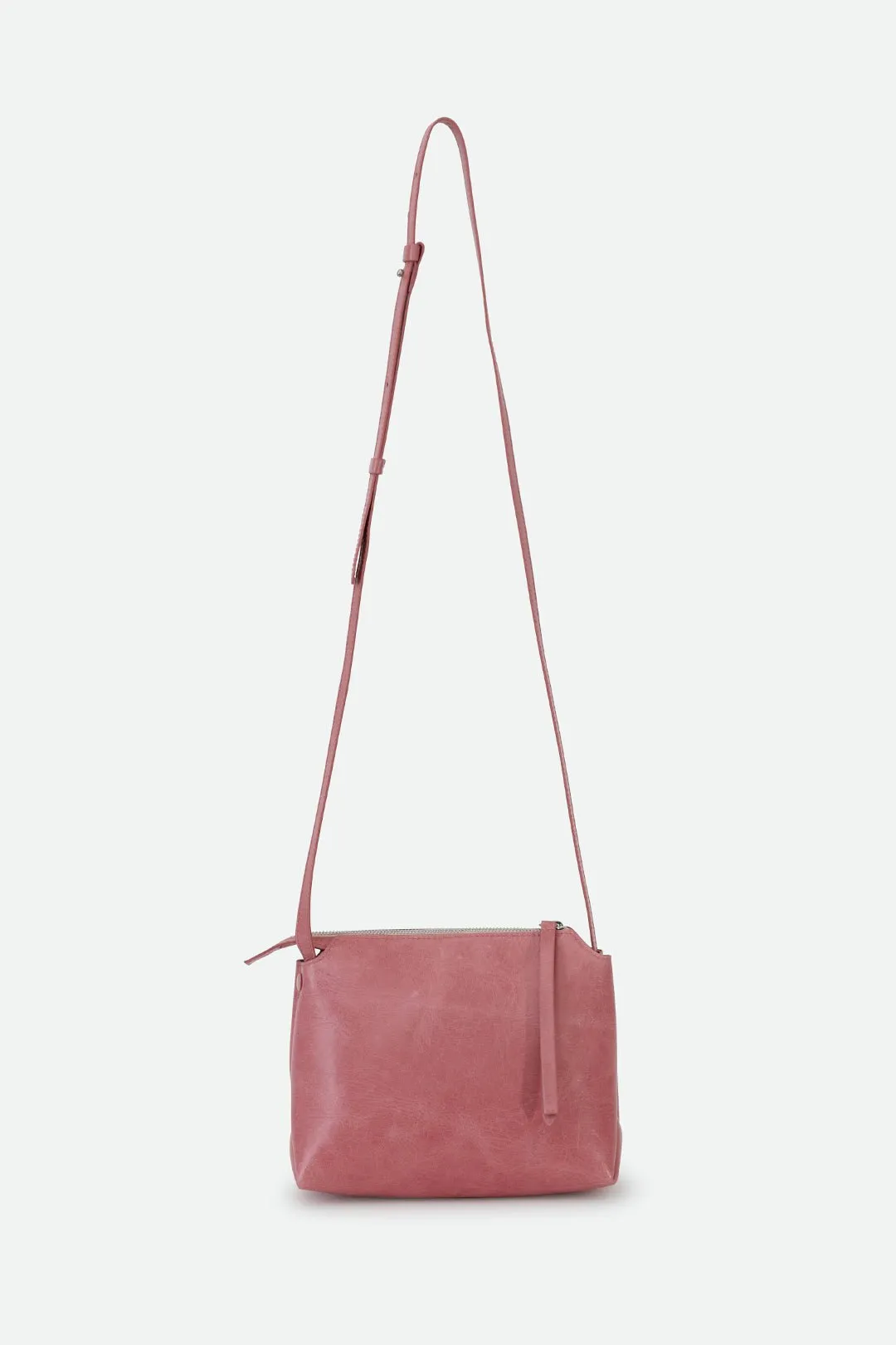 BRIDGET ITALIAN PATENT LEATHER CROSSBODY BAG IN PINK