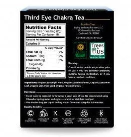 Buddha Teas Third Eye Chakra Tea 18 Bags Box