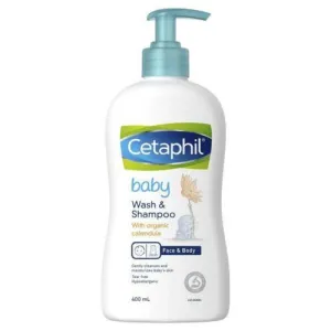 Cetaphil Baby Calendula Wash & Shampoo 400Ml