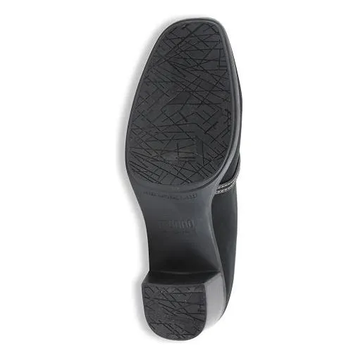 Cindi II Black Stretch Fabric Slip-on Shoes