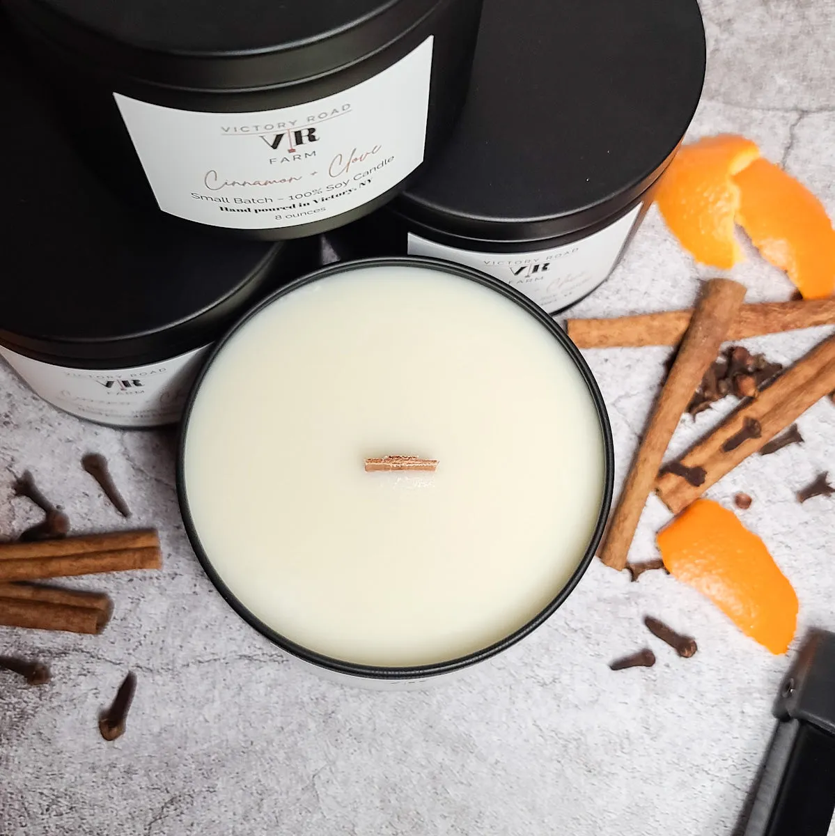 Cinnamon   Clove Soy Wax Candle