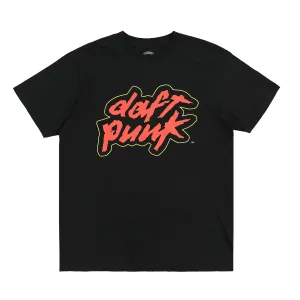 Classic Daft Punk Logo Black Tee