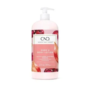 CND Lotion 33oz - Black Cherry & Nutmeg