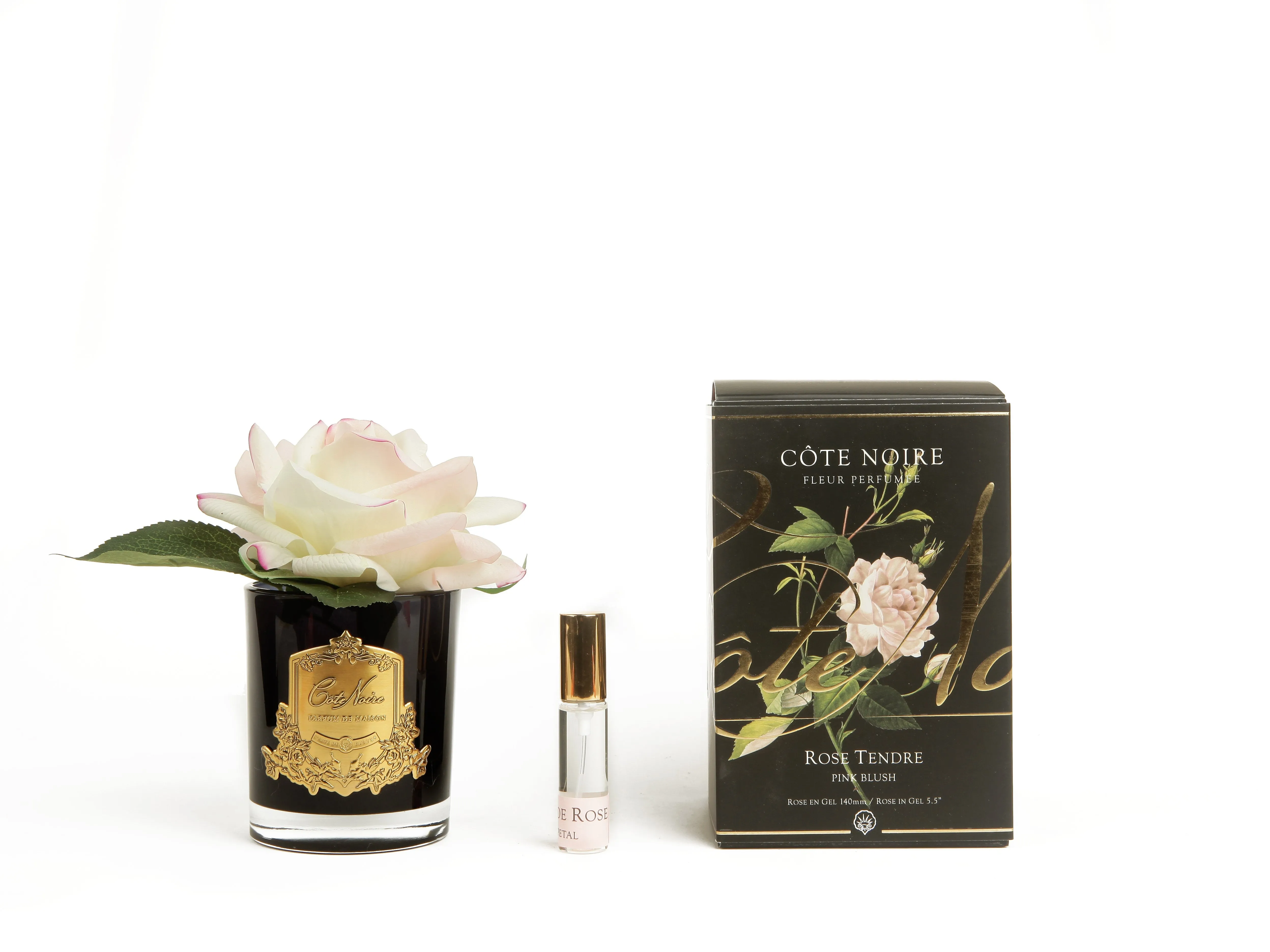 COTE NOIRE - PERFUMED NATURAL TOUCH SINGLE ROSE - PINK BLUSH