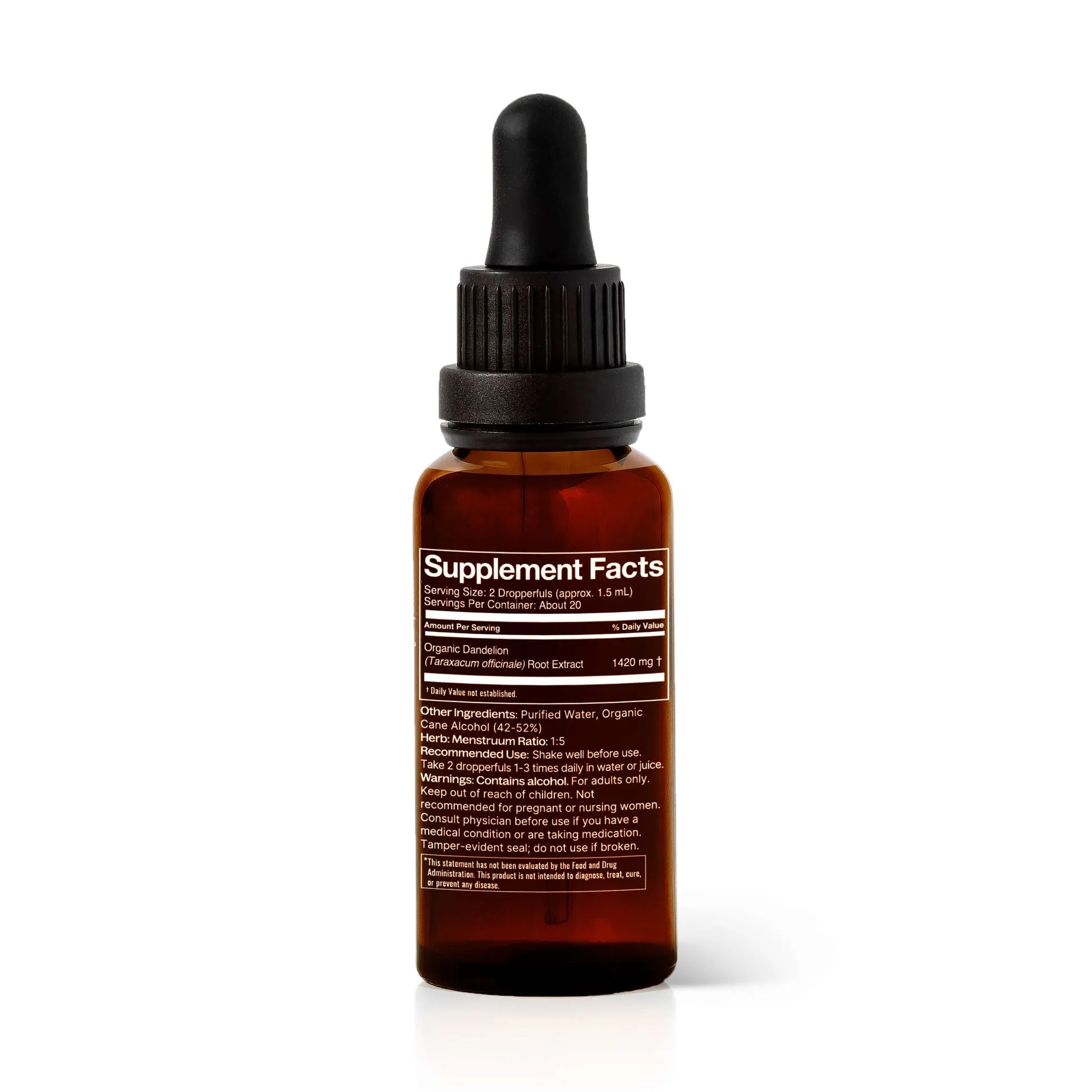 Dandelion Root Organic Tincture