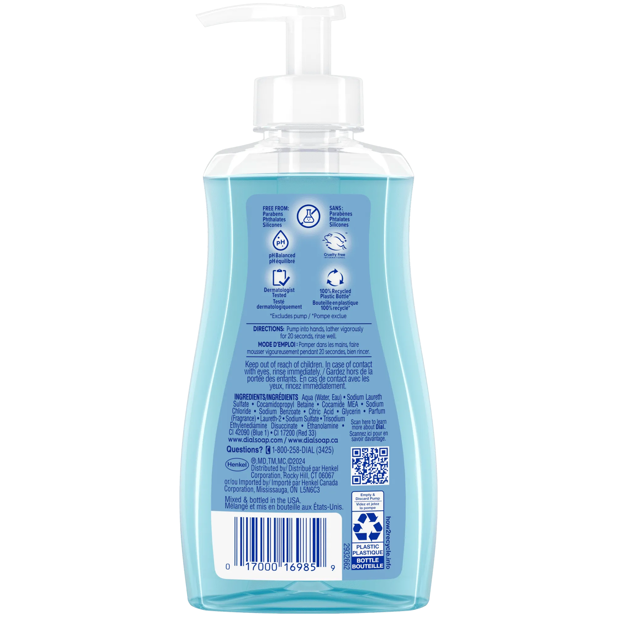 Dial Liquid Hand Soap, Ocean Splash, 7.5 fl oz