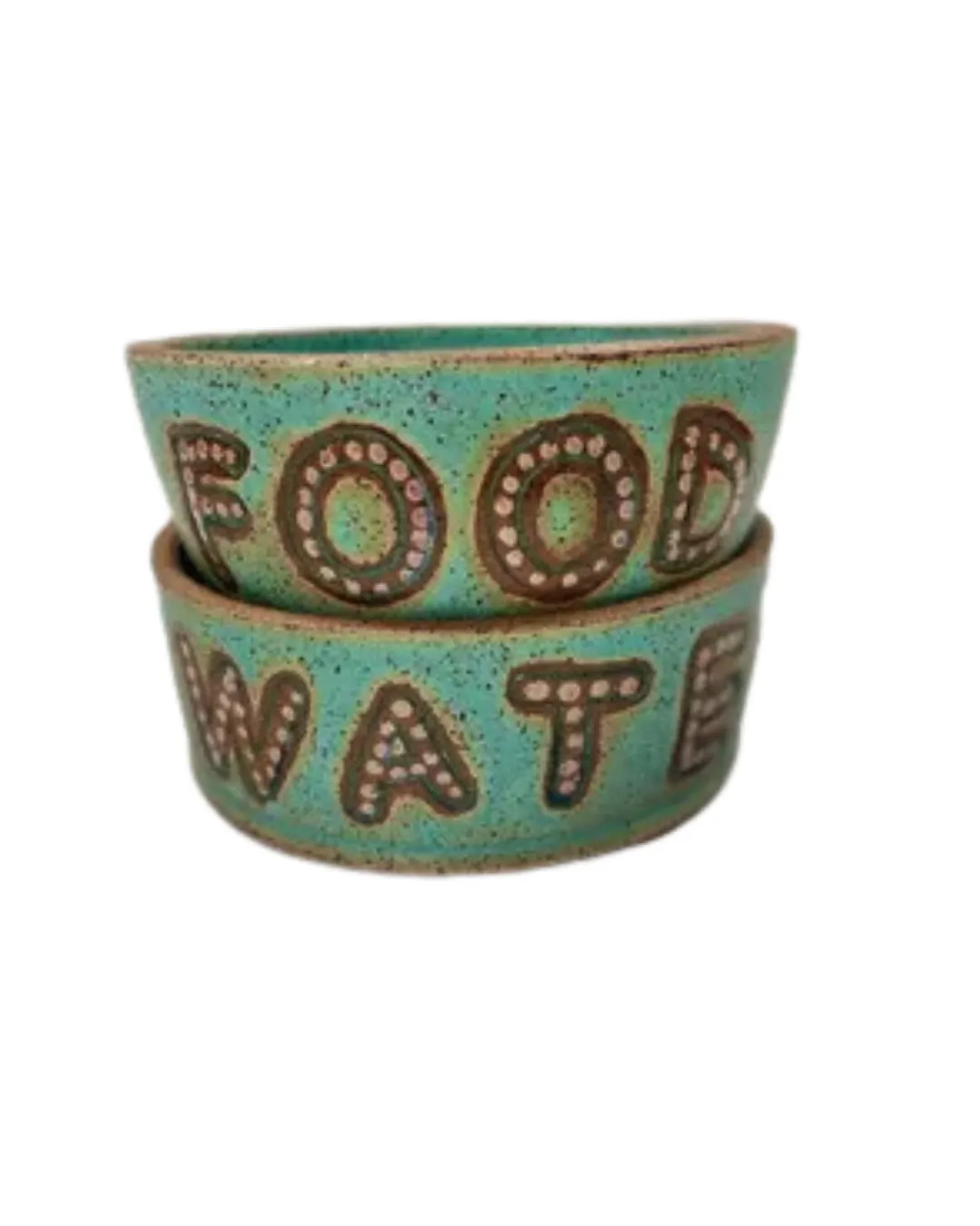 Dog Bowl Set Sea Foam