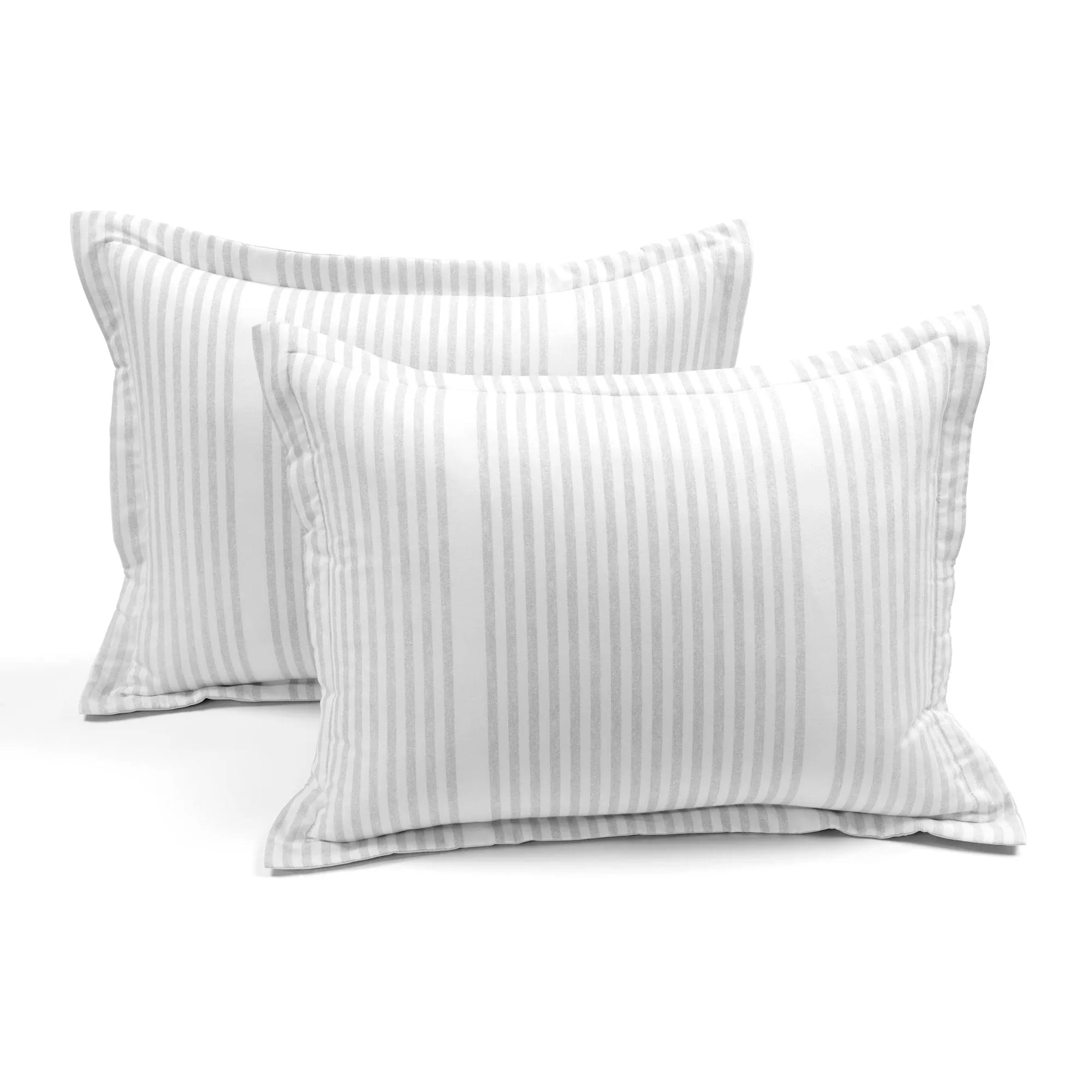 Drew Stripe Silver-Infused Antimicrobial Comforter 5 Piece Set