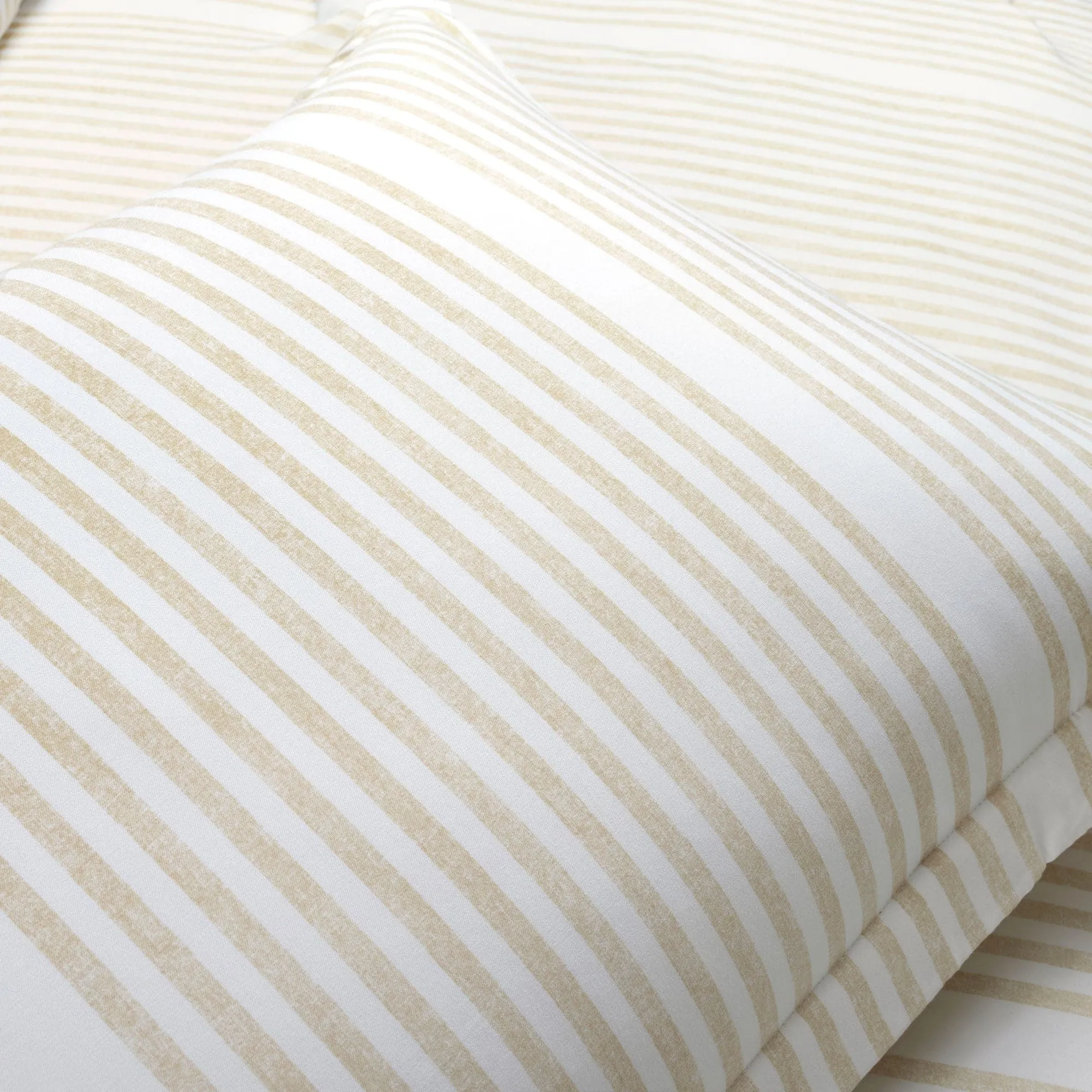 Drew Stripe Silver-Infused Antimicrobial Comforter 5 Piece Set