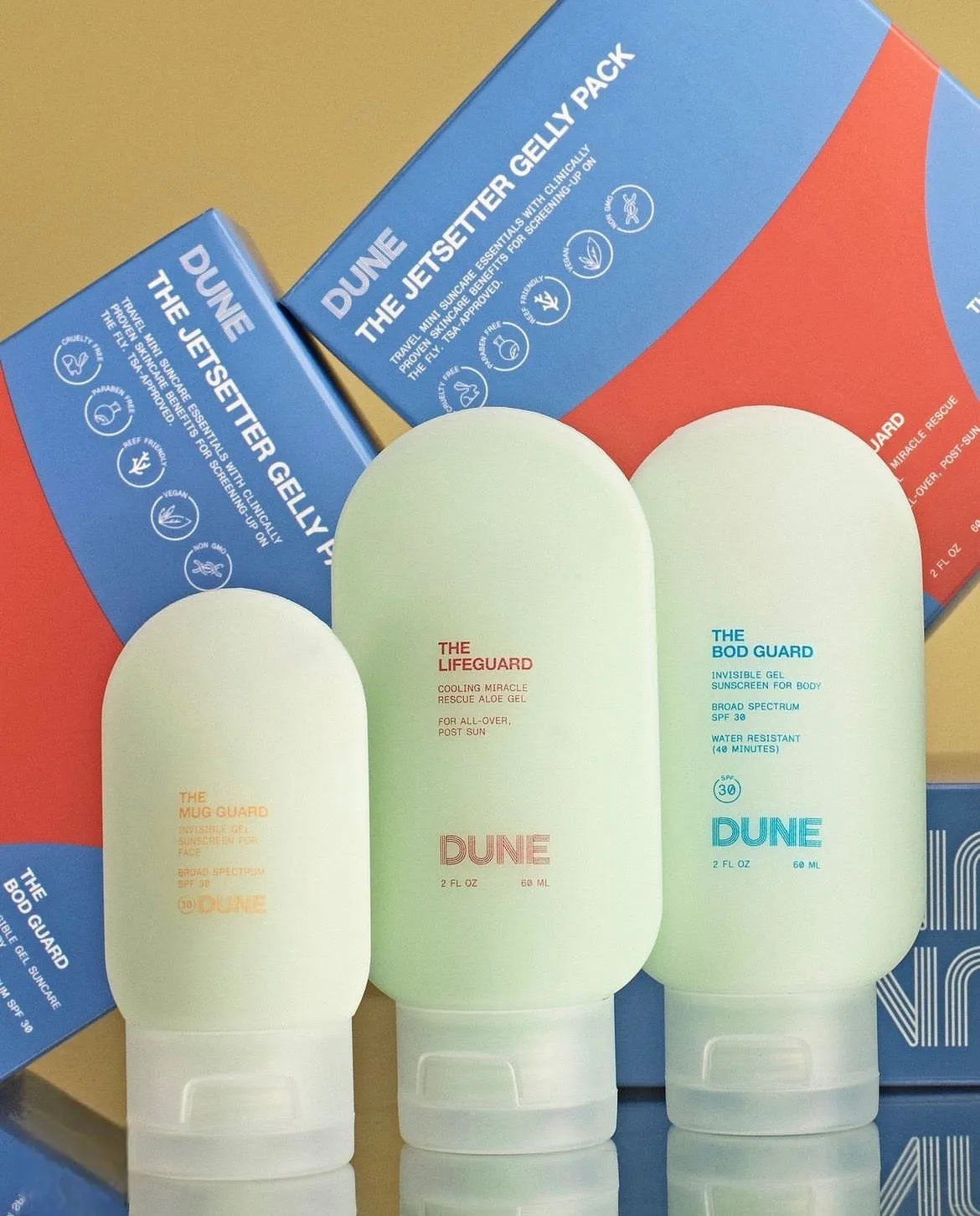 DUNE Suncare The Jettsetter Gelly Pack