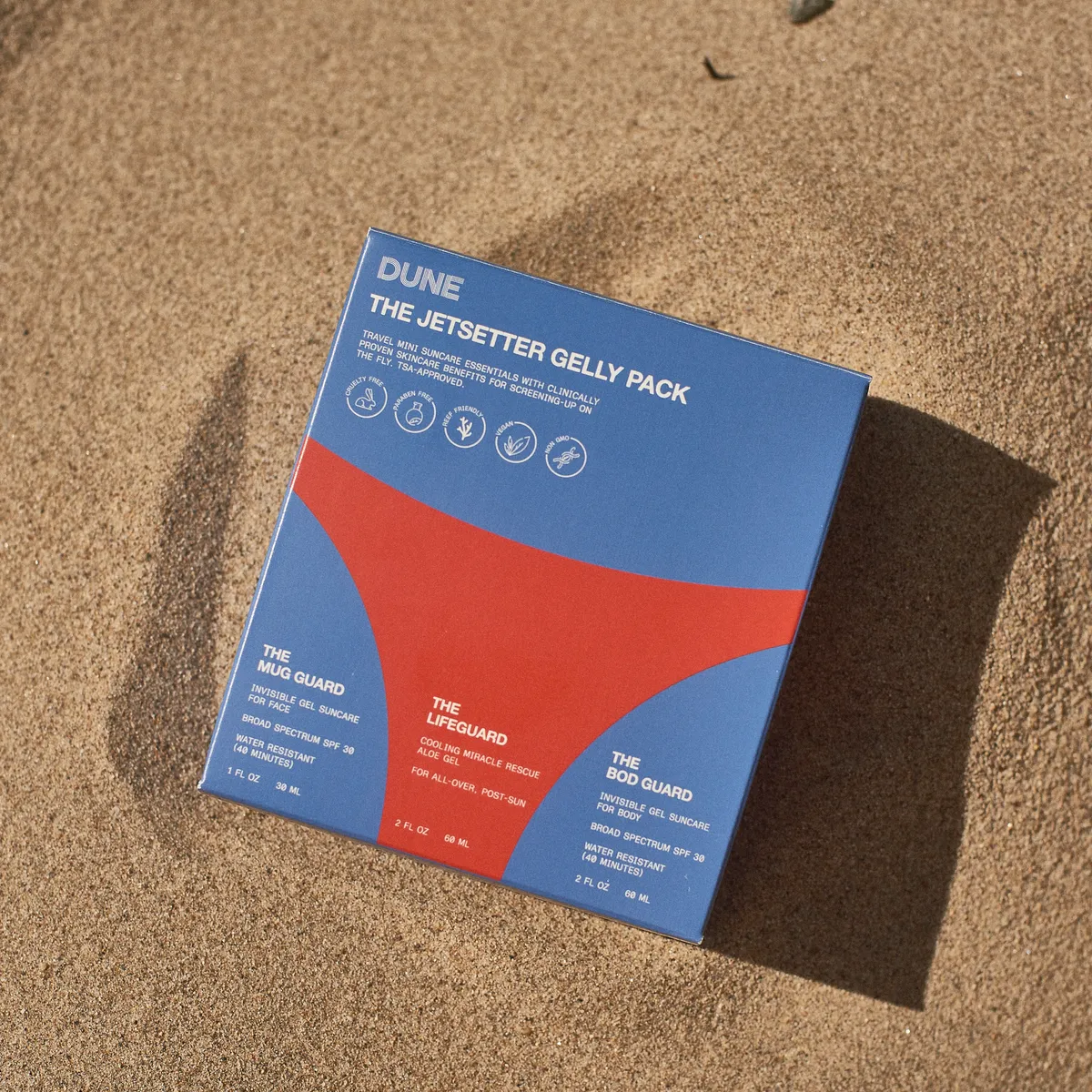 DUNE Suncare The Jettsetter Gelly Pack