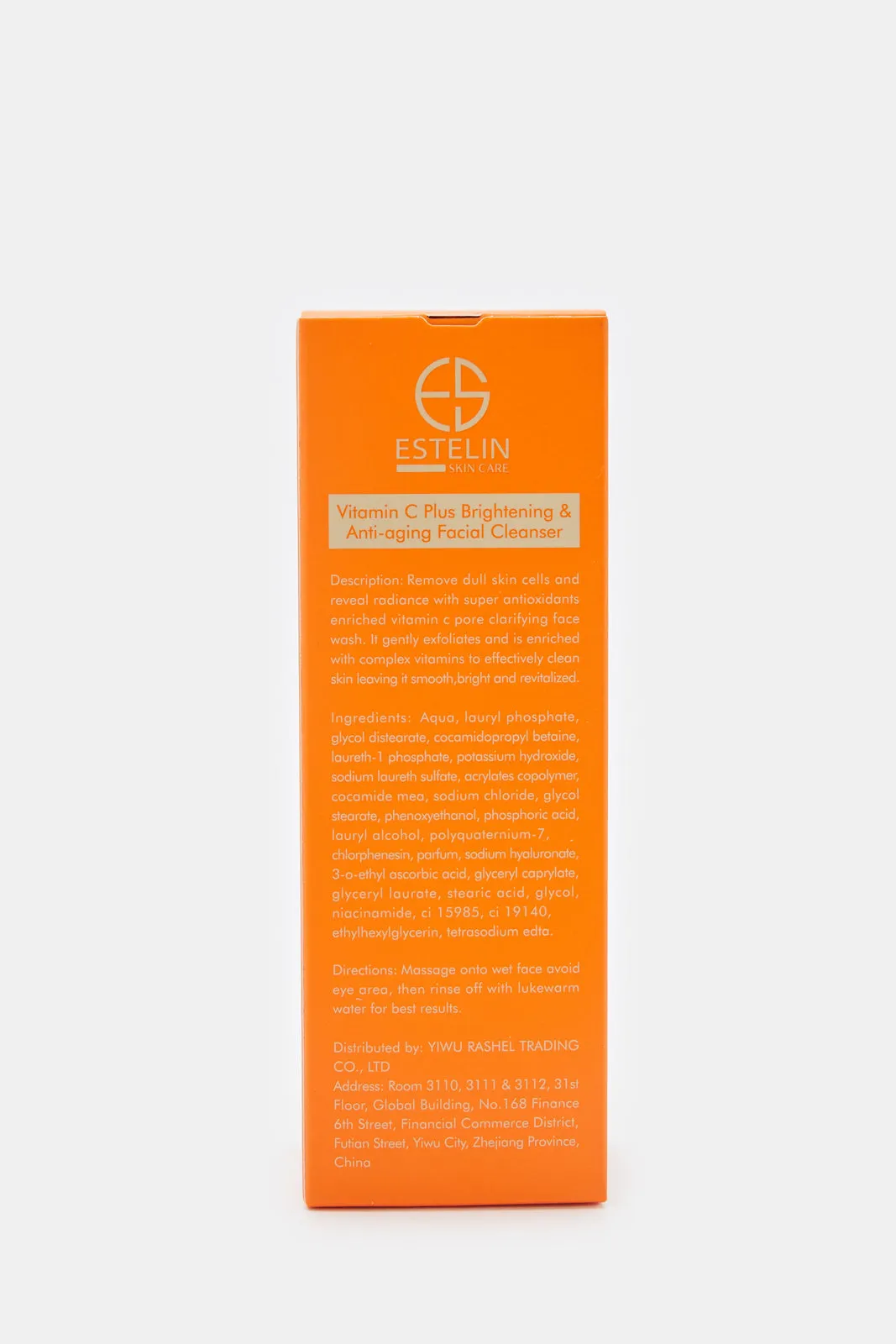 Estelin Vitamin C Plus Brightening & Anti-Aging Facial Cleanser (80g)