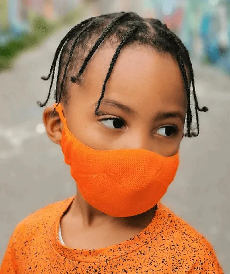 Face Mask: Orange (kids)