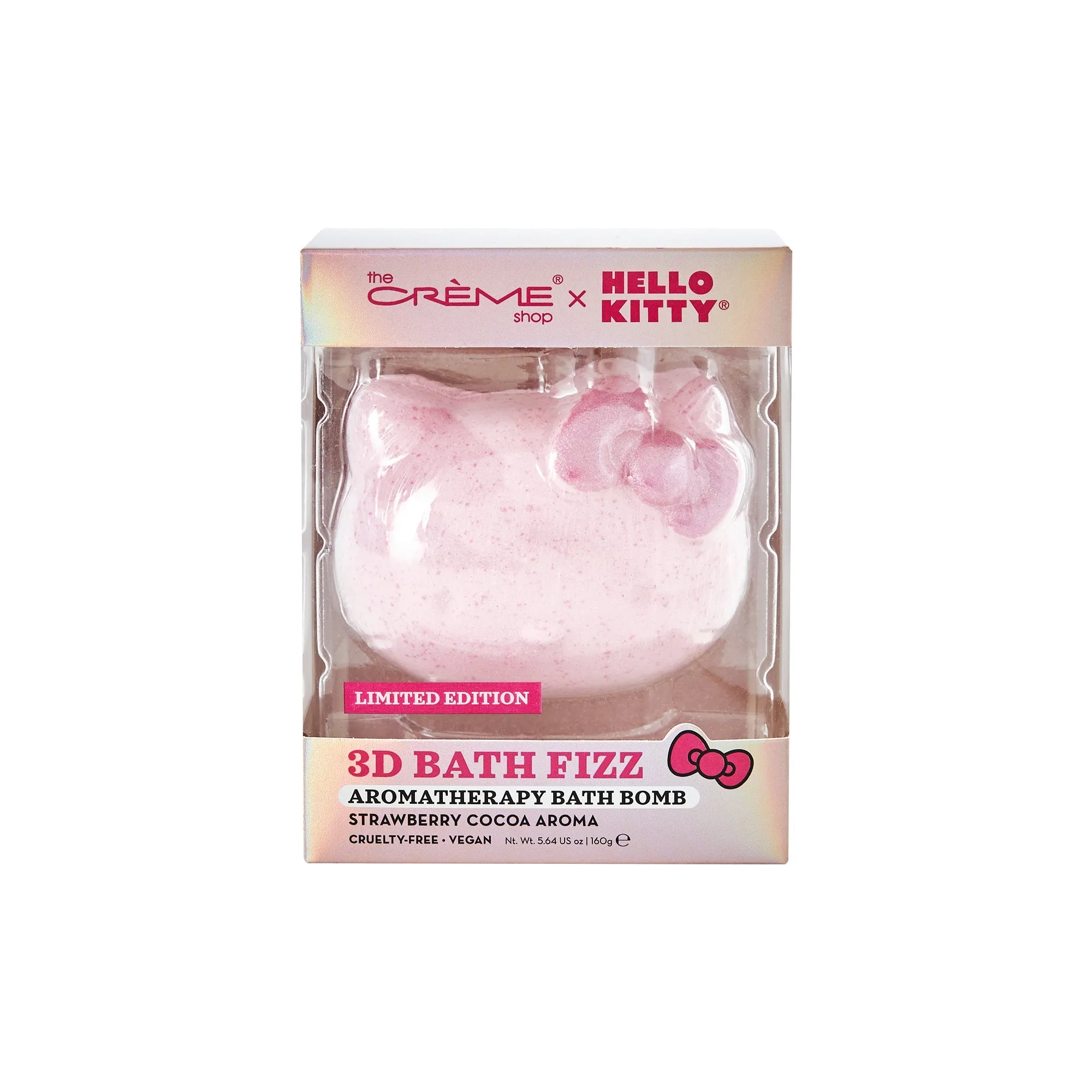 Hello Kitty 3D Aromatherapy Fizzy Bath Bomb - Strawberry Cocoa