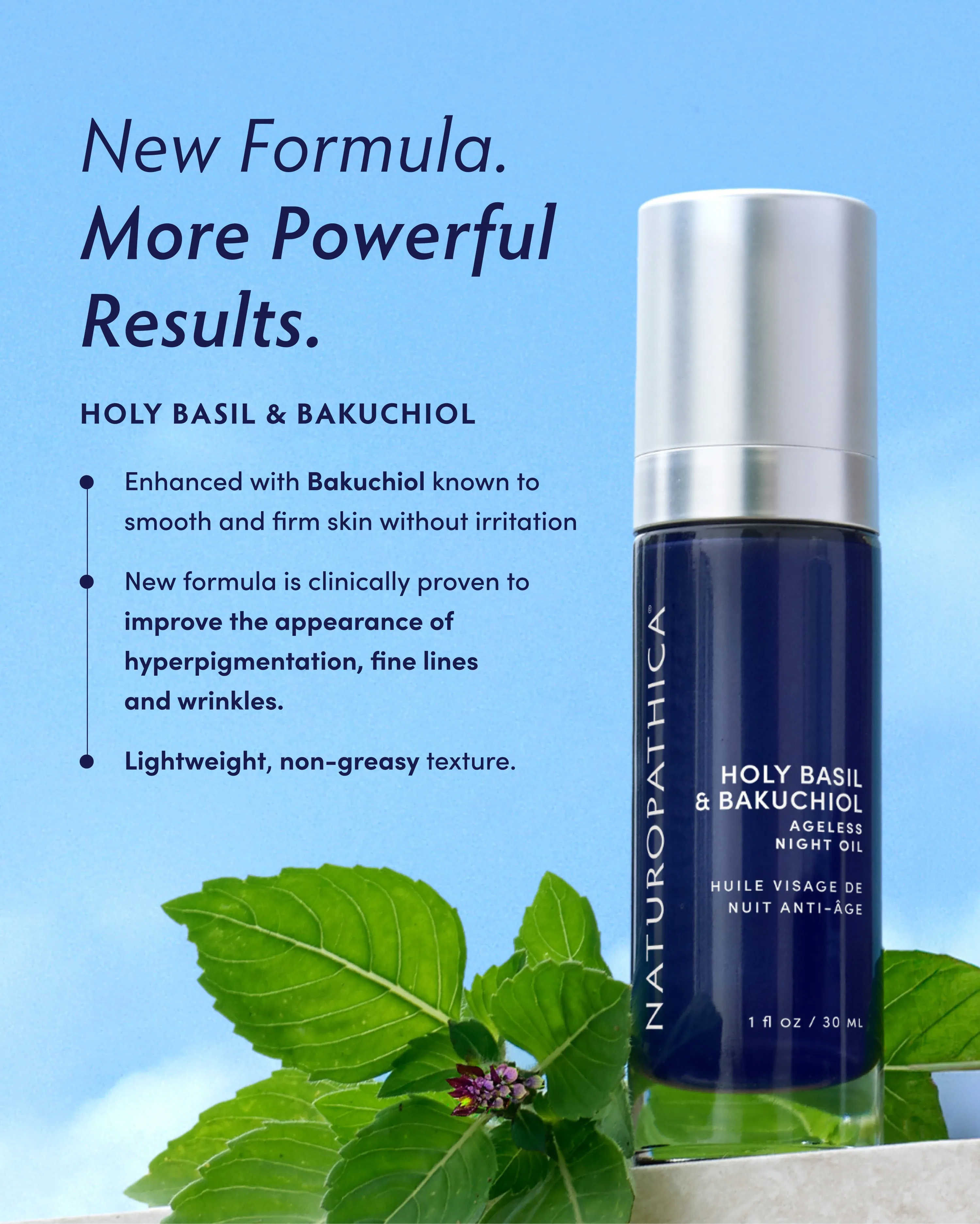 Holy Basil & Bakuchiol Ageless Night Oil