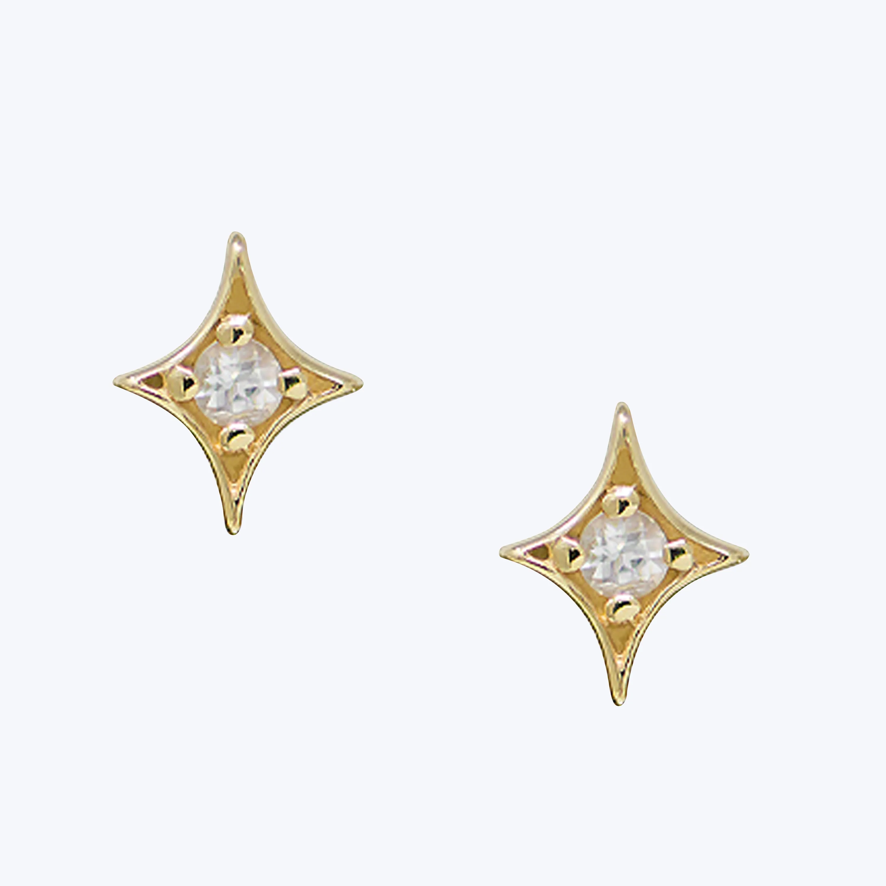 Jac Jo Mini Gothic Diamond Studs