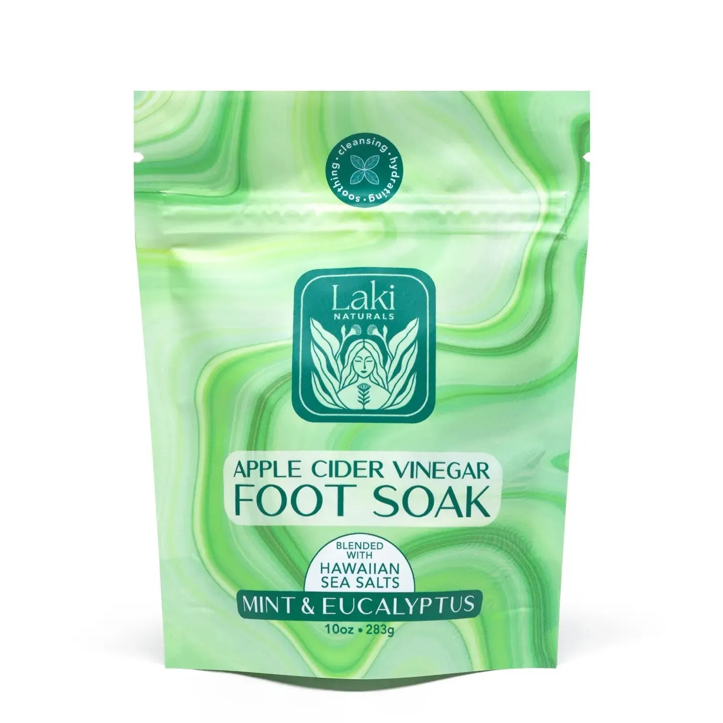 Laki Naturals Mint & Eucalyptus Apple Cider Vinegar Foot Soak