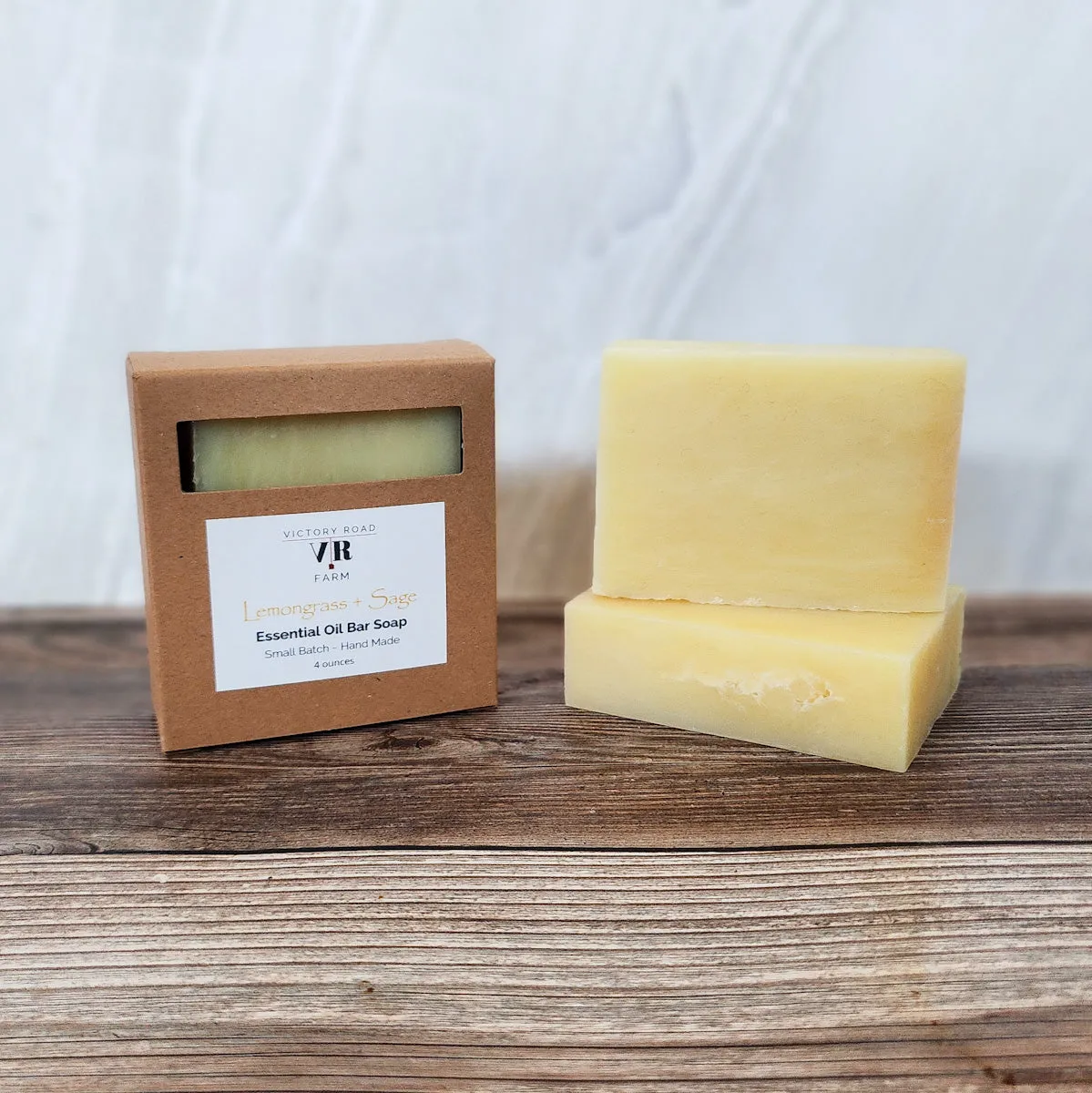 Lemongrass   Sage Essential Oil Bar Soap