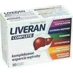 LIVERAN COMPLETE x 30 capsules, detox cleanse, body detox, liver cleanse