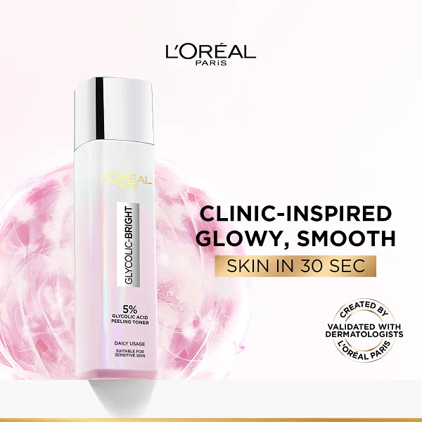 L'oreal Skin Expert - Glycolic Bright Peeling Toner