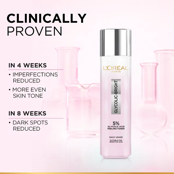 L'oreal Skin Expert - Glycolic Bright Peeling Toner