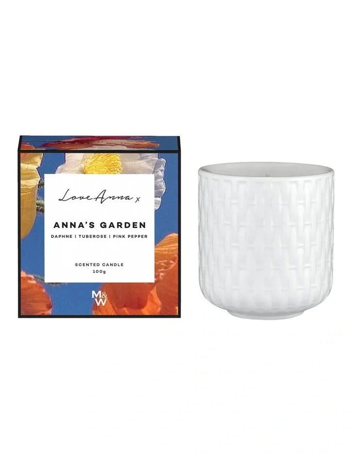 Love Anna x Scentimental Fragrance Candle 100gr - Anna's Garden - Gift Boxed