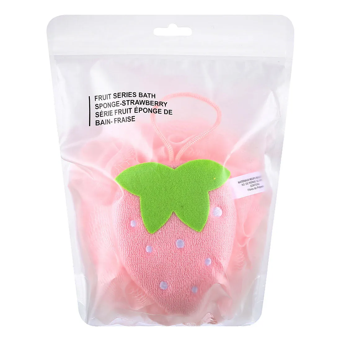 MINISO Fruit Series Bath Sponge-Strawberry