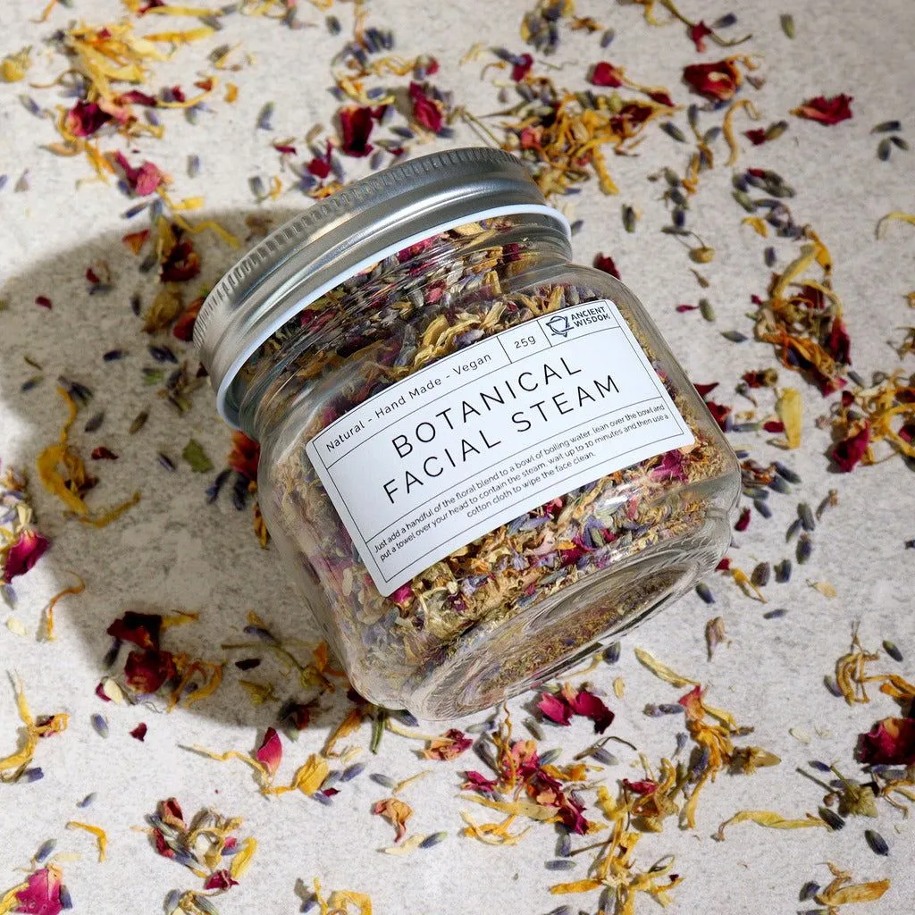 Natural Bath Salts - Floral Bath Soak & Facial Steam Blend - Vegan Friendly