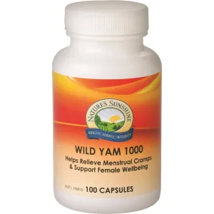 Nature's Sunshine Wild Yam 1000 100c