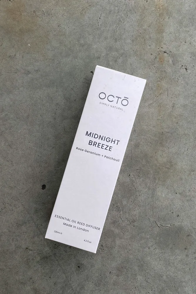 Octo London Midnight Breeze Reed Diffuser (Rose Geranium   Patchouli)