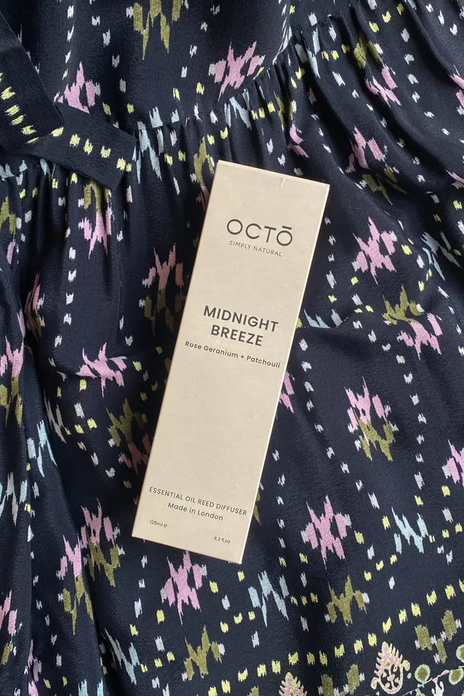 Octo London Midnight Breeze Reed Diffuser (Rose Geranium   Patchouli)