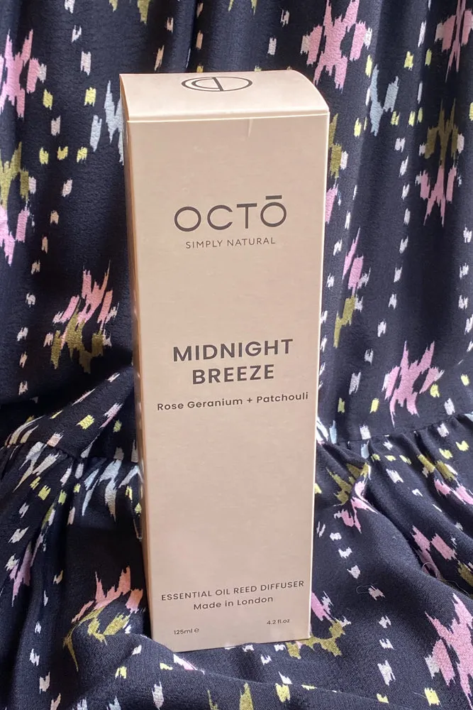 Octo London Midnight Breeze Reed Diffuser (Rose Geranium   Patchouli)