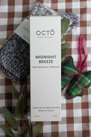 Octo London Midnight Breeze Reed Diffuser (Rose Geranium   Patchouli)