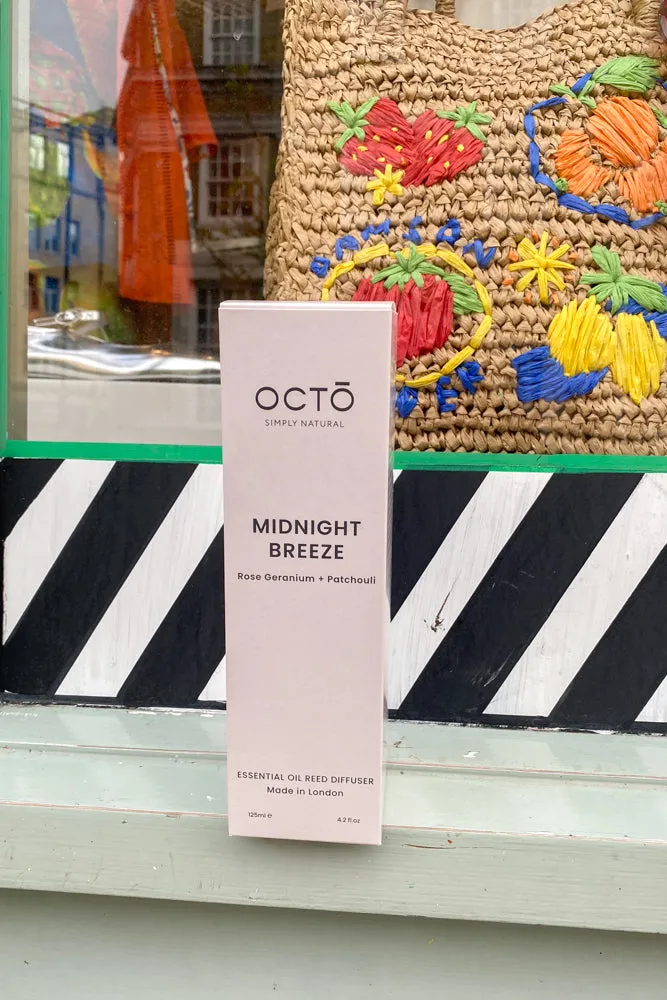 Octo London Midnight Breeze Reed Diffuser (Rose Geranium   Patchouli)