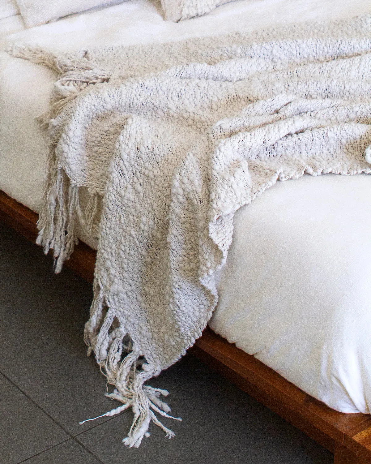 Open Weft Soft Cotton Throw