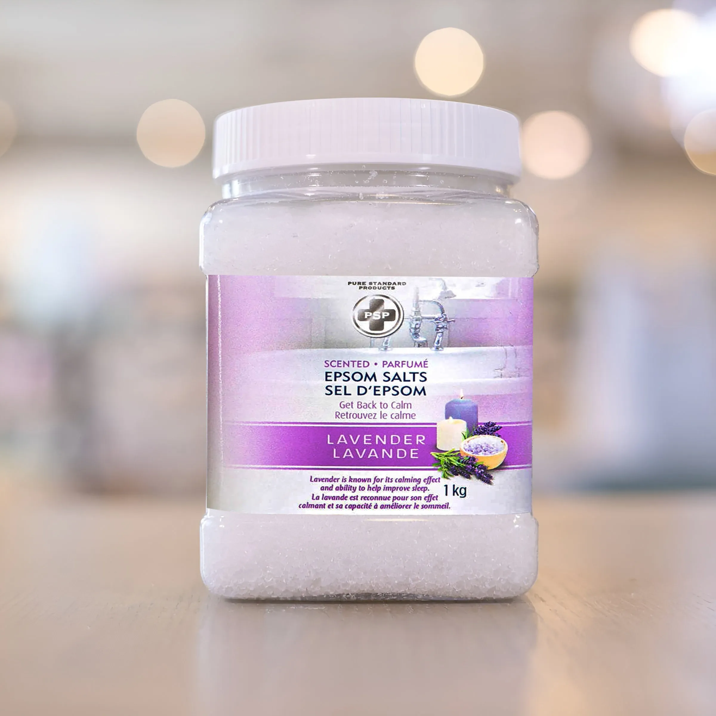 PSP Care Epsom Salts Lavender Scented, 1 kg