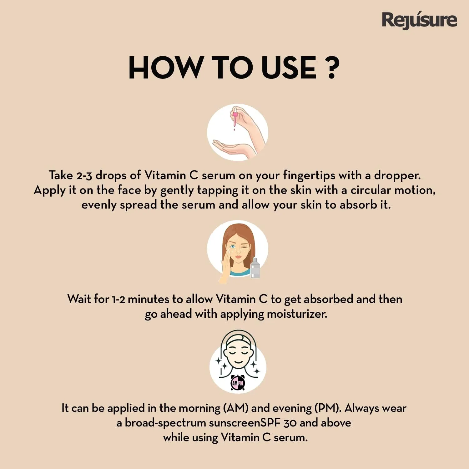 Rejusure Skin Brightening Duo | 5% Niacinamide Facial Serum (30ml) & 10% Vitamin C   1% Acetyl Glucosamine Facial Serum (30ml) - Radiant Complexion and Even Skin Tone