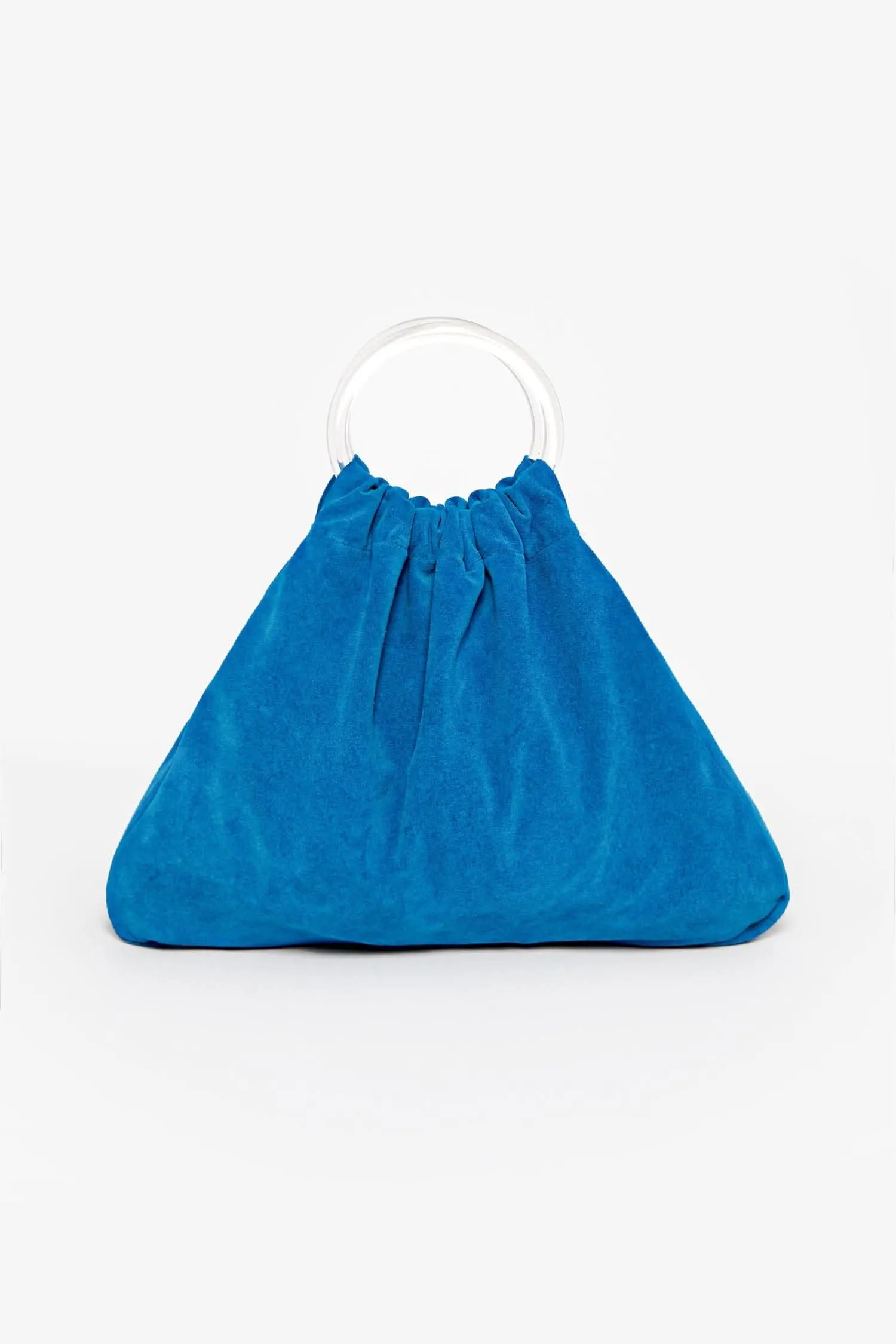 RLH3480 - Suede Acrylic Ring Bag