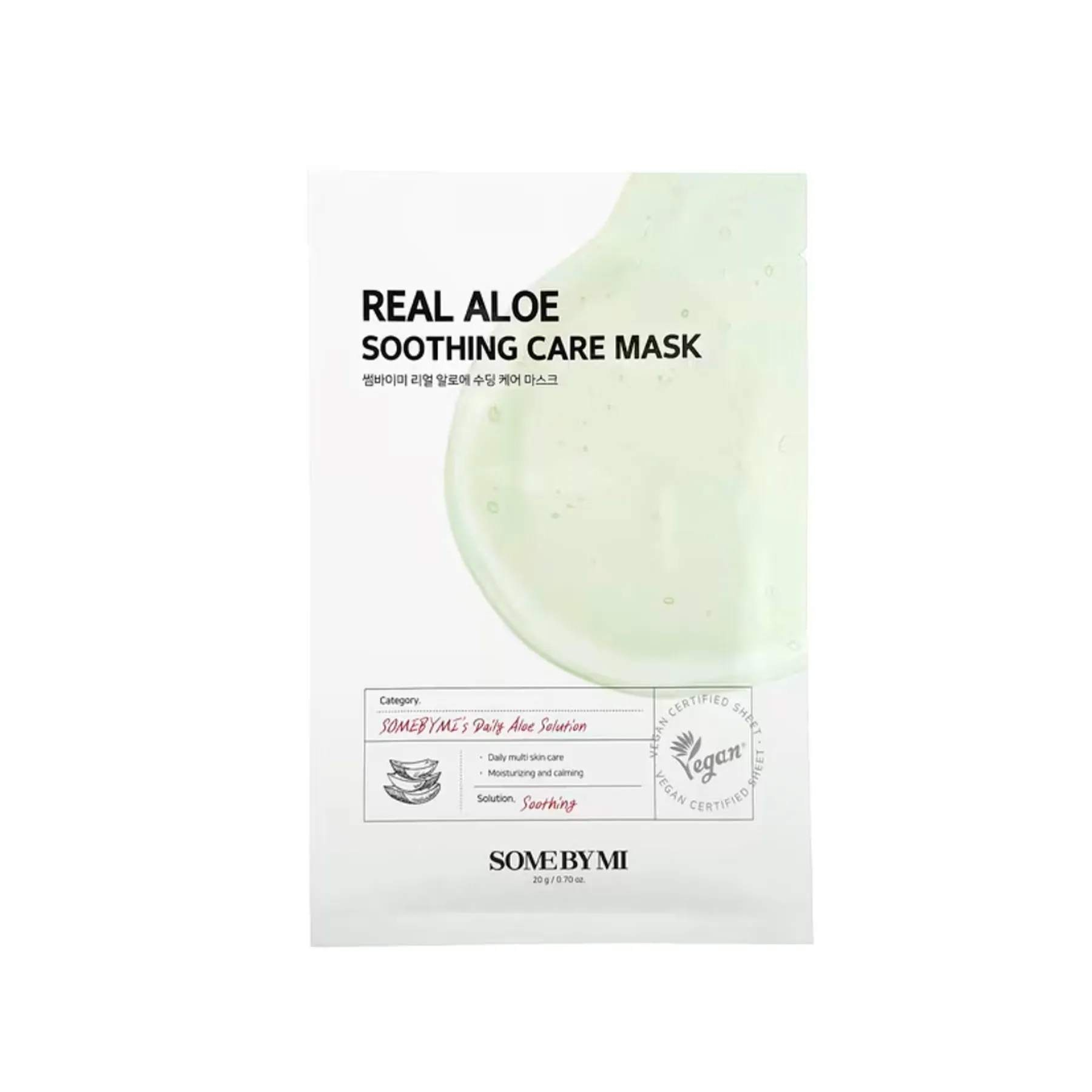 Some By Mi Real Aloe Soothing Care Mask 20G