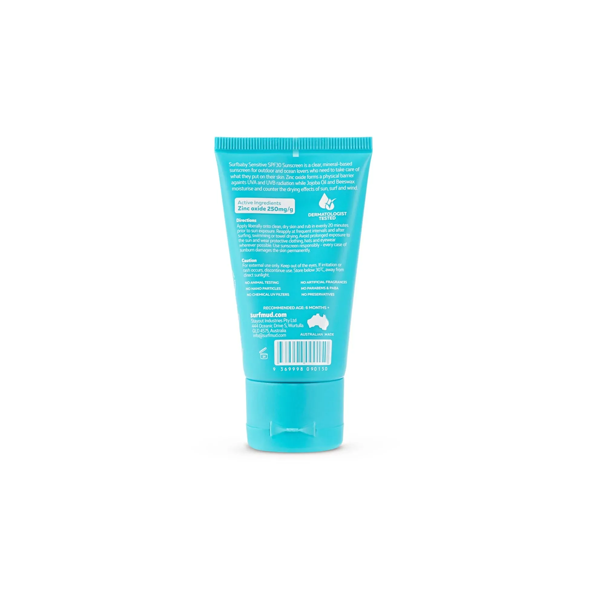 Surfmud Australia - Surfbaby Sensitive SPF30 Sunscreen - 50g