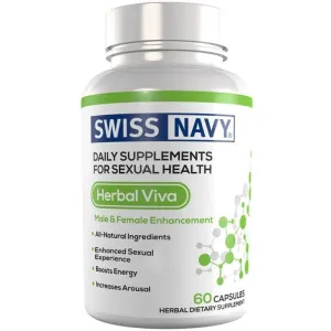 Swiss Navy Herbal Viva Him & Her Enchancement  60 Ct