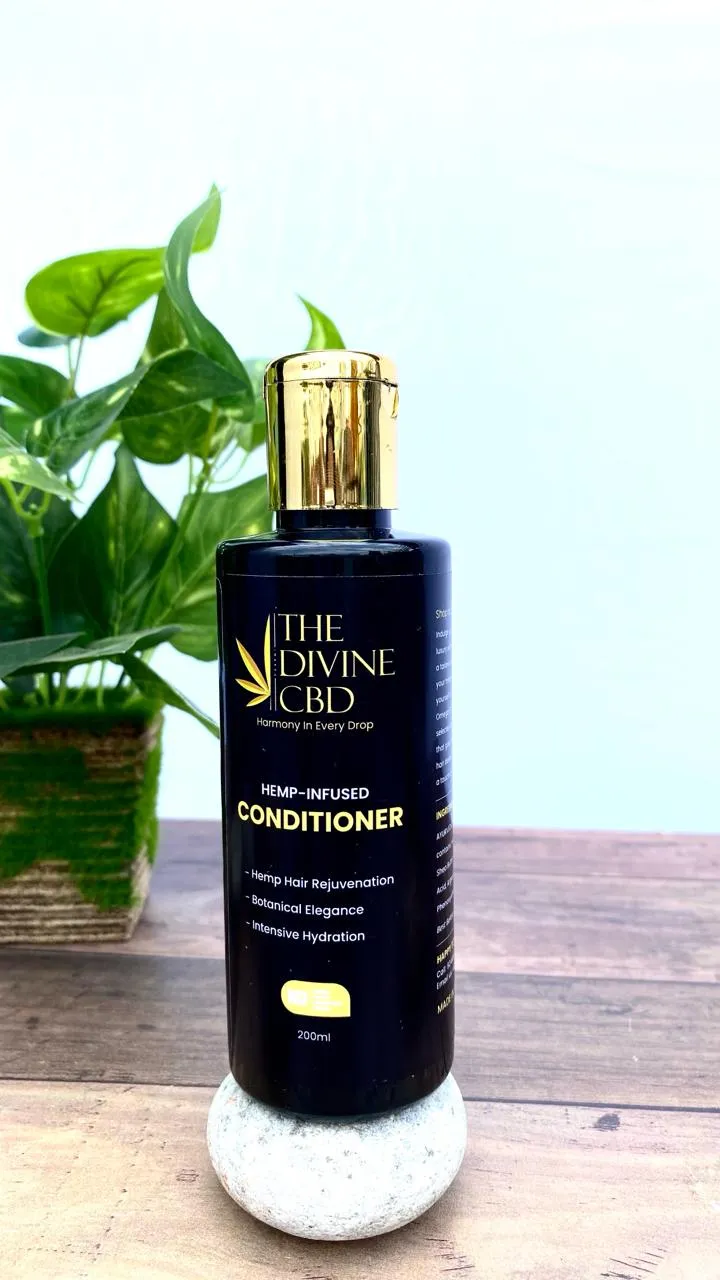 The Divine CBD- Hemp Infused Hair Conditioner | Elevate Your Haircare Ritual to Unprecedented Luxury