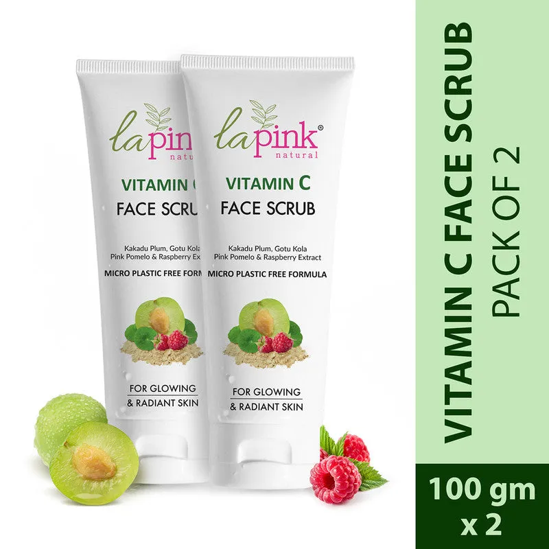 Vitamin C Face Scrub | White Haldi & Kakadu Plum | Glowing Radiant Skin | 100 ml | Set Of 2